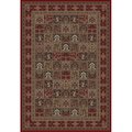 Concord Global 2 ft. x 7 ft. 7 in. Persian Classics Panel - Red 20402